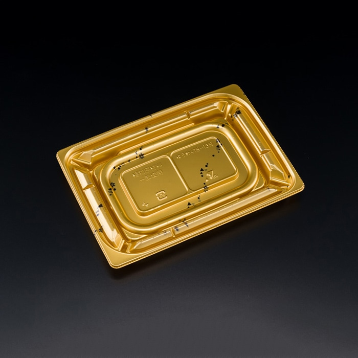 リスパック 惣菜容器　バイオカップ優枠　本体 18-13B PABH264　カリス金 50枚/袋（ご注文単位16袋）【直送品】