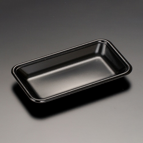 リスパック 汎用トレー J J-20-11 T 黒 FLFG165 100枚/袋（ご注文単位24袋）【直送品】