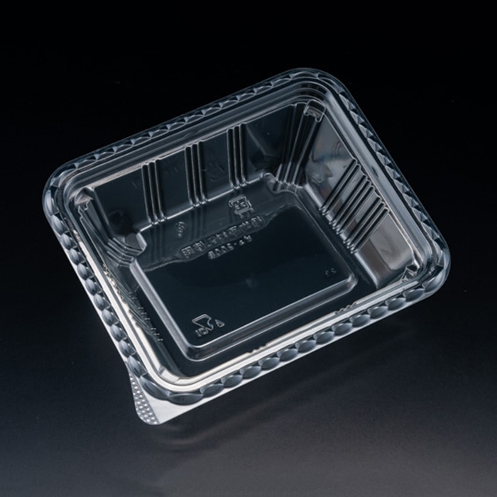 リスパック 惣菜容器　ニュートカップ　ビュー　本体 200B クリアー 50枚/袋（ご注文単位16袋）【直送品】