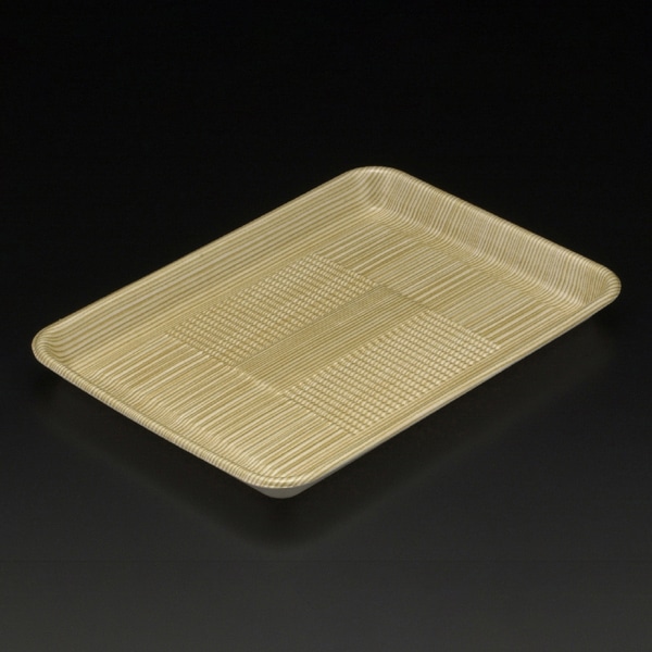 リスパック 汎用トレー GP 590 木目 FLGS830 50枚/袋（ご注文単位4袋）【直送品】