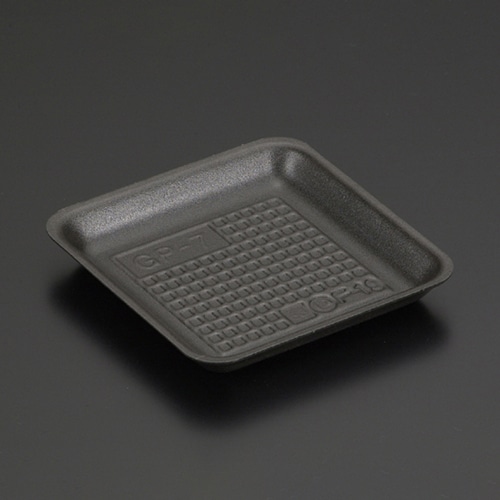 リスパック 汎用トレー GP 7 スミ黒 FLGS991 100枚/袋（ご注文単位25袋）【直送品】