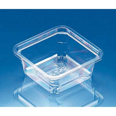 リスパック 惣菜容器 クリーンカップ 本体 88角 150BS クリアー PAPK030 100枚/袋（ご注文単位15袋）【直送品】