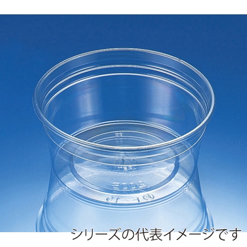 リスパック 惣菜容器 クリーンカップ 本体 200B クリアー PAPM385 100枚/袋（ご注文単位25袋）【直送品】