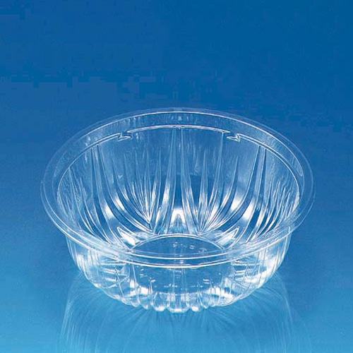 リスパック 冷やし麺容器　クリーンボール　本体 M小深 PAPS083 50枚/袋（ご注文単位24袋）【直送品】