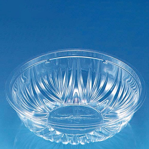 リスパック 冷やし麺容器　クリーンボール　本体 M中 PAPS100 50枚/袋（ご注文単位18袋）【直送品】