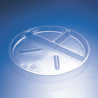 リスパック 冷し麺容器 クリーンボール 中皿3Sー2 M 大 クリアー防曇 PAPS181 50枚/袋（ご注文単位12袋）【直送品】