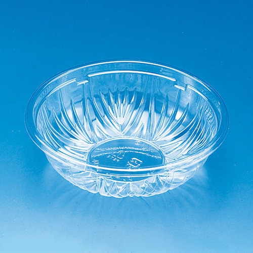 リスパック 冷やし麺容器　クリーンボール　本体新 M小 PAPS568 50枚/袋（ご注文単位24袋）【直送品】