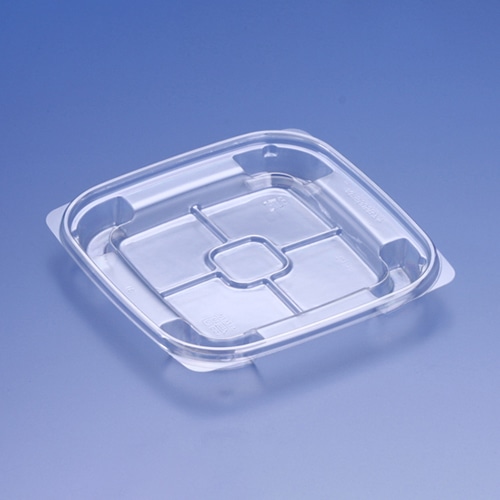リスパック 惣菜容器 クリーンカップ APS 本体 505B浅 クリアー PAQC696 100枚/袋(ご注文単位9袋)【直送品】
