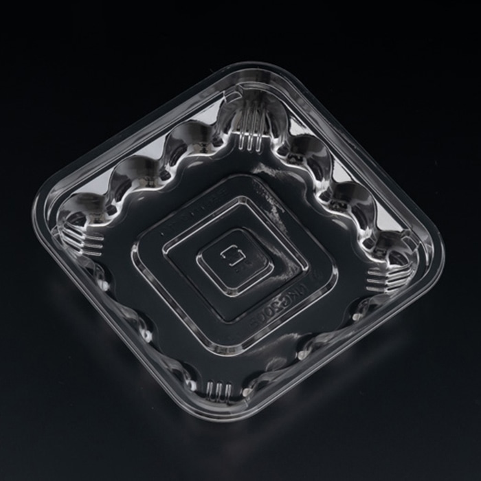 リスパック 惣菜容器 エコアカップ NKG 200 B クリアー防曇 100枚/袋(ご注文単位15袋)【直送品】