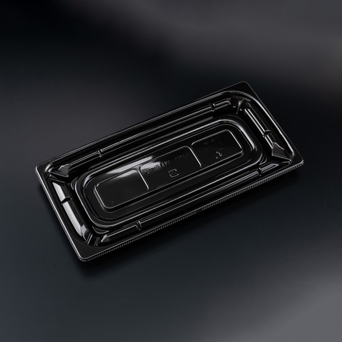 リスパック 惣菜容器　バイオカップ優枠　本体 23-11B PABH502　黒 50枚/袋（ご注文単位12袋）【直送品】