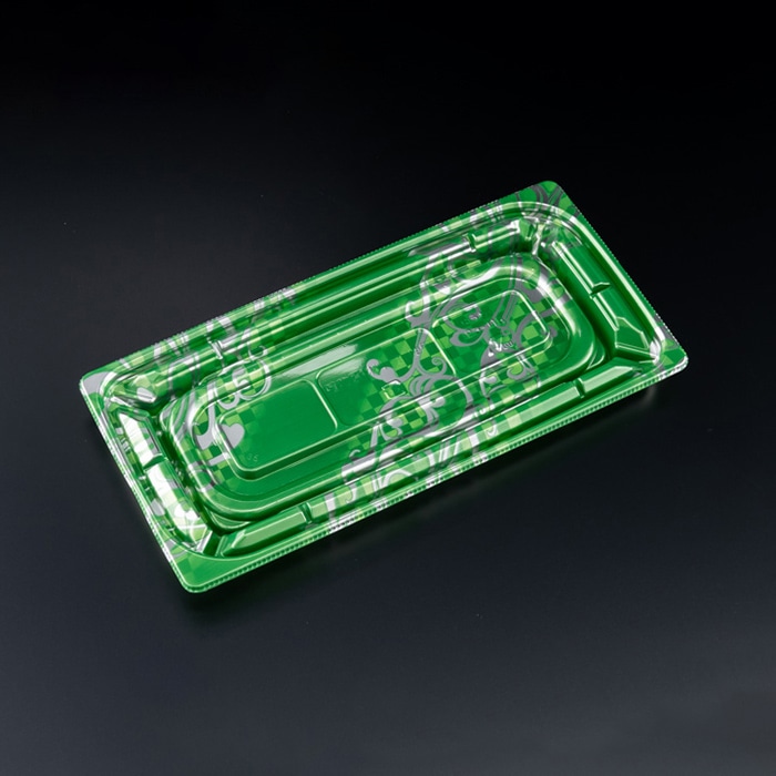 リスパック 惣菜容器　バイオカップ優枠　本体 23-11B PABH506　新エマグリーン 50枚/袋（ご注文単位12袋）【直送品】