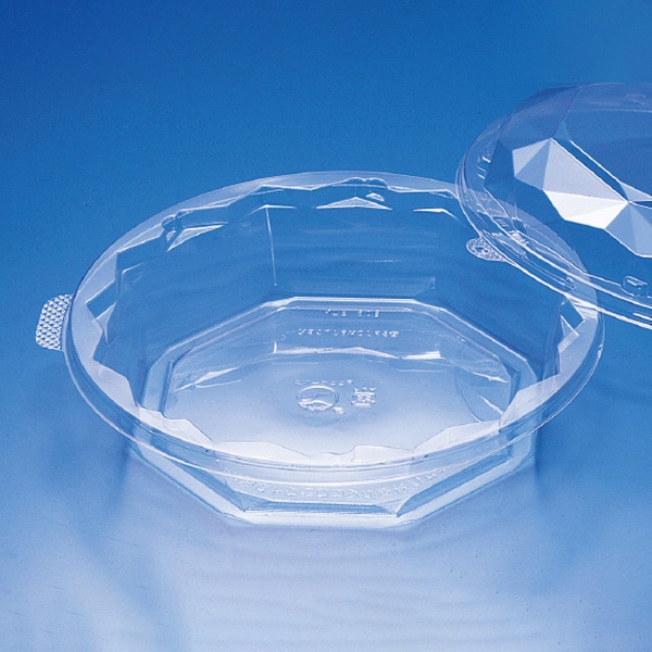 リスパック デザート容器　ニュートカップ　NTF　本体 90　B クリアー 50枚/袋（ご注文単位6袋）【直送品】