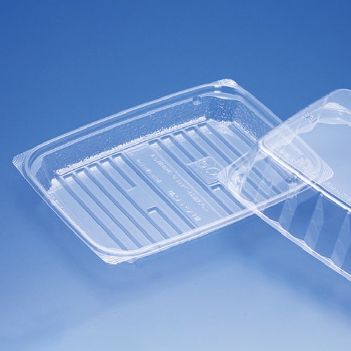 リスパック 惣菜容器　ニュートカップ　NTスライス　本体 23B クリアー 50枚/袋（ご注文単位12袋）【直送品】