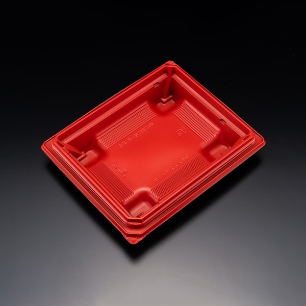 リスパック お重容器 バイオデリカ 枠重 本体 4-1B RBS RHBN403 50枚/袋(ご注文単位16袋)【直送品】