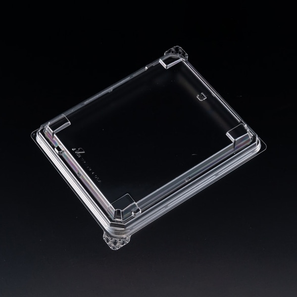 リスパック お重容器 バイオデリカ 枠重 スマート嵌合蓋 4OCA RHBN489 50枚/袋(ご注文単位16袋)【直送品】