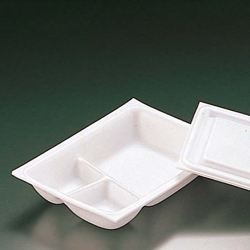 リスパック 発泡容器　オカズ折 500セット RLBE020 100枚/袋（ご注文単位5袋）【直送品】