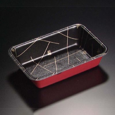 リスパック お重容器　角重　本体 角重　大　金杉 RLBF033 50個/袋（ご注文単位12袋）【直送品】