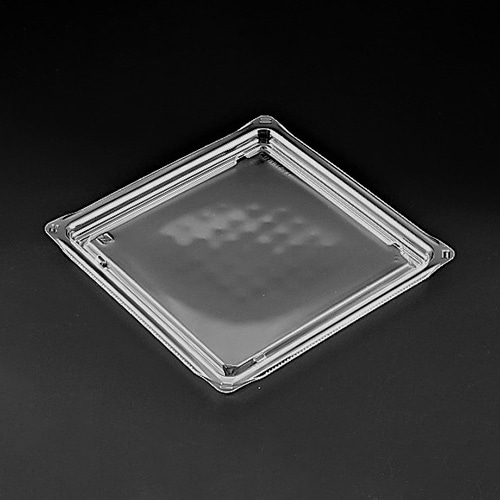 リスパック サラダ容器 バイオカップ キューブ 内嵌合蓋 16-TC クリアー防曇 PABK370 50枚/袋（ご注文単位8袋）【直送品】