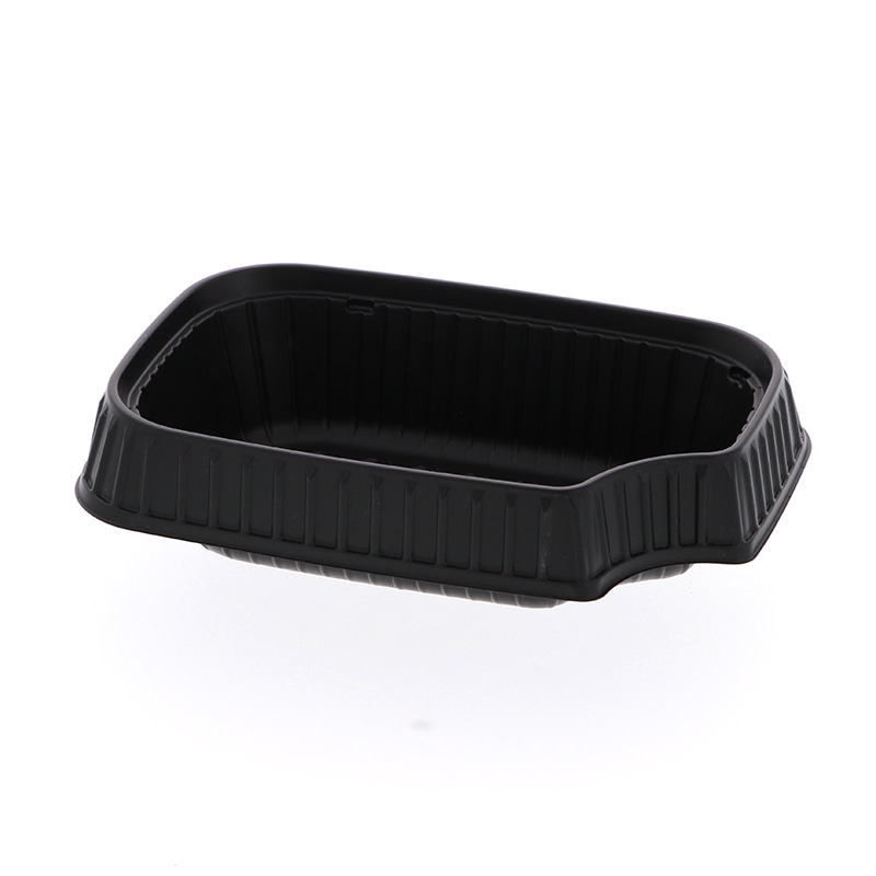 リスパック 丼容器 長角丼 中皿 黒 50枚/袋