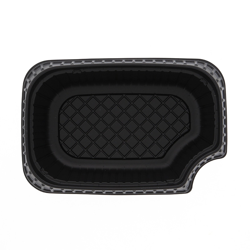 リスパック 丼容器 長角丼 中皿 黒 50枚/袋