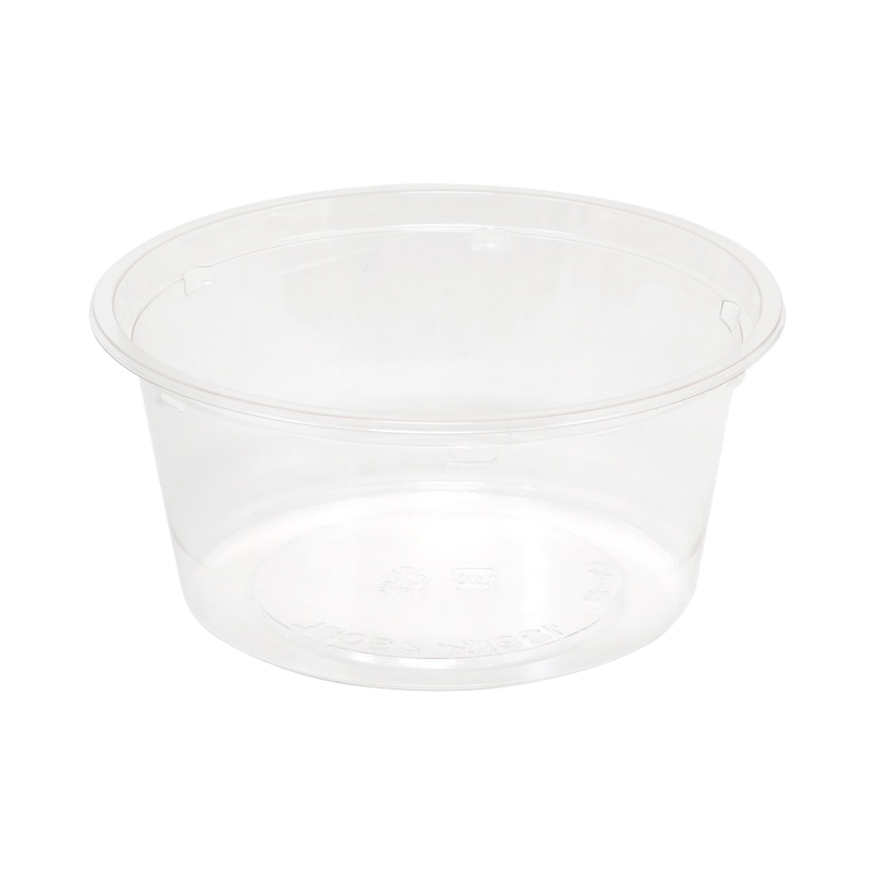 リスパック 食品容器 バイオカップ（クリーンカップ） 丸型 129パイ430BL 本体 50個/袋