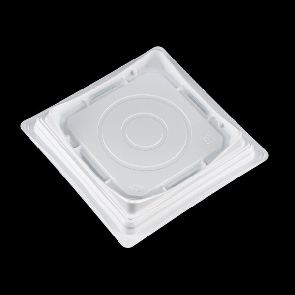 リスパック デザート容器 バイオカップキューブルック 本体 15 白 50枚/袋(ご注文単位12袋)【直送品】