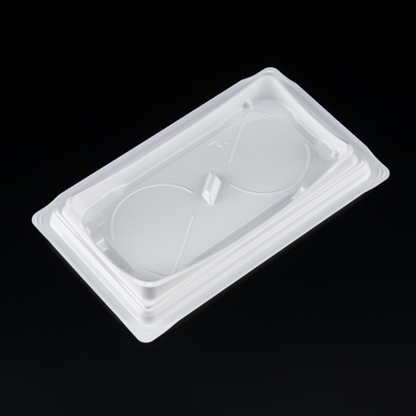 リスパック デザート容器 バイオカップ キューブルック 本体 NK25 白 50枚/袋(ご注文単位12袋)【直送品】