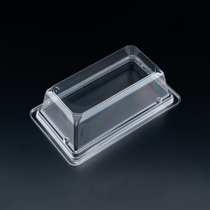 リスパック 惣菜容器 バイオカップキューブ 内嵌合蓋 NK25-60B 50枚/袋(ご注文単位12袋)【直送品】