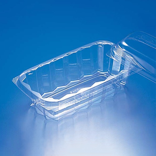 リスパック フルーツ容器 角ケース 本体 19-570BZ クリアー防曇 PKCC261 50枚/袋(ご注文単位20袋)【直送品】