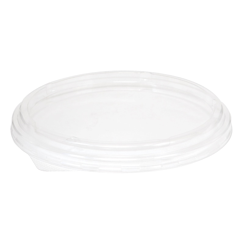 リスパック 食品容器 バイオカップ（クリーンカップ） 丸型 150パイFC新Z 外嵌合蓋 50個/袋