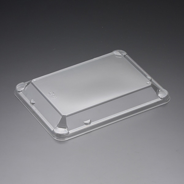 リスパック 弁当容器 ハイクッカー HK 外嵌合蓋 10 OCZ クリアー防曇 RHHA354 100枚/袋(ご注文単位8袋)【直送品】