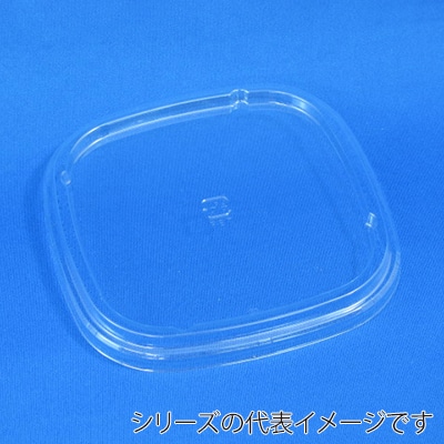 リスパック 味噌容器 バイオ EC 外嵌合蓋 126-FC（M） クリアー J16T533 100枚/袋（ご注文単位12袋）【直送品】