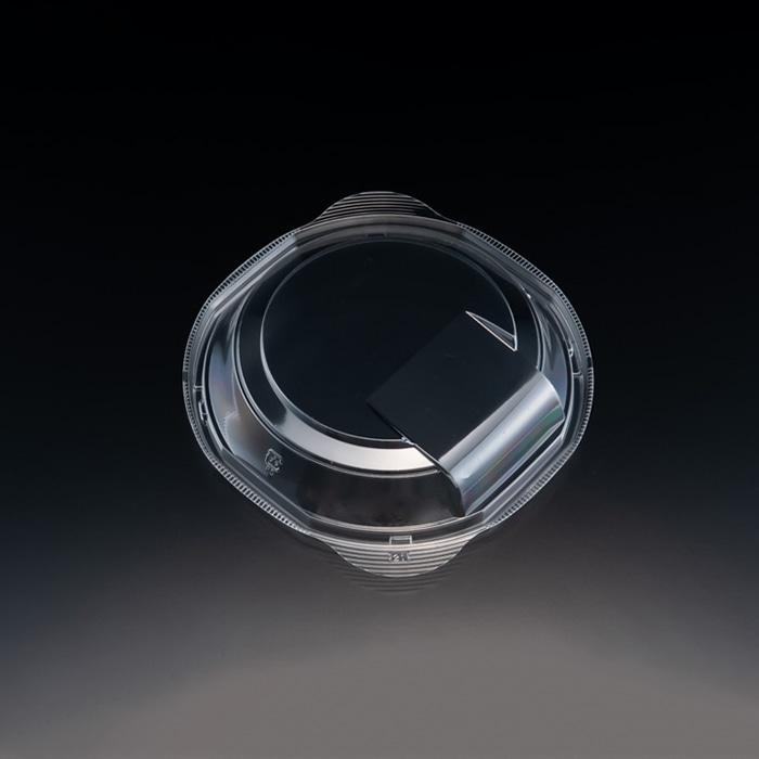 リスパック 惣菜容器　バイオデリカサラエル　内嵌合蓋 M19　OC RHBL470 50枚/袋（ご注文単位8袋）【直送品】