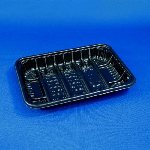 リスパック 汎用トレー PSトレー 90C 黒 FPPS118 100枚/袋（ご注文単位30袋）【直送品】