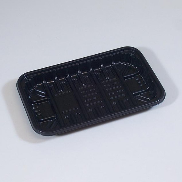 リスパック 汎用トレー PSトレー 80B 黒 FPPS147 100枚/袋（ご注文単位30袋）【直送品】