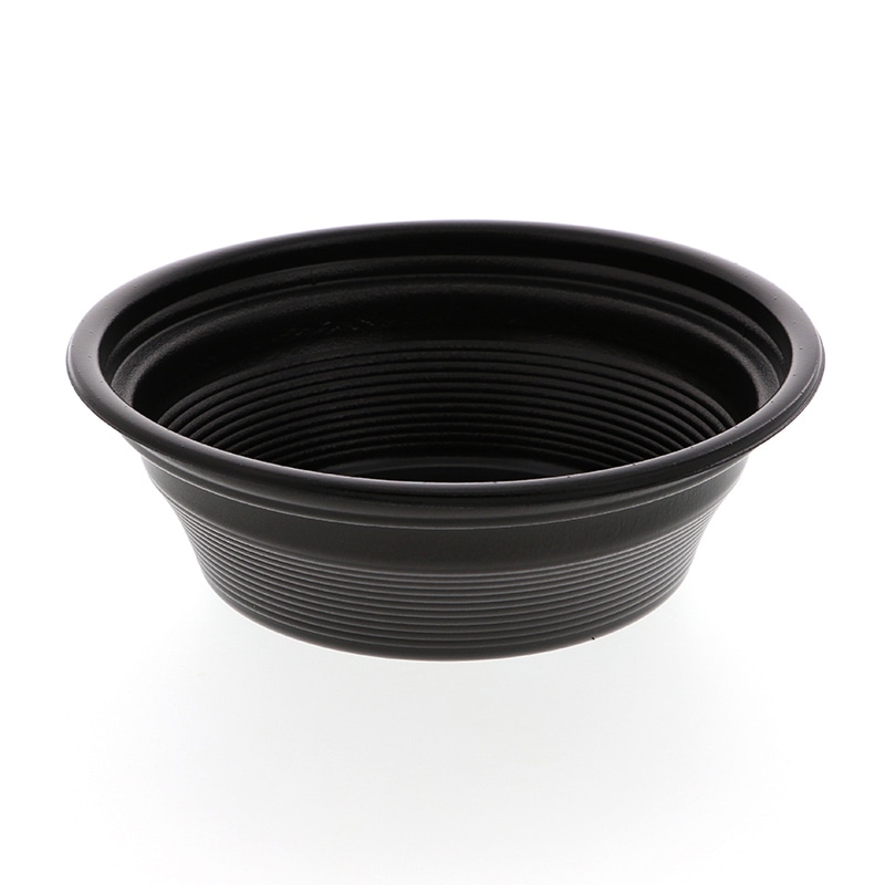 リスパック 麺容器 麺丼 (490)黒 50枚/袋