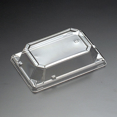 リスパック 寿司容器 万角 外嵌合蓋 15ー10 OC クリアー防曇 RSAL205 50枚/袋(ご注文単位40袋)【直送品】