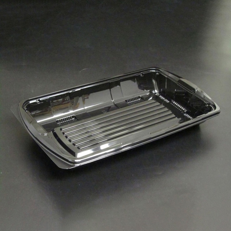 リスパック 食材容器 アールケース 本体 38-22B PKCC481 黒 10枚/袋