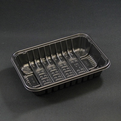 リスパック 汎用トレー PSトレー 180F 黒 FPPS172 100枚/袋（ご注文単位20袋）【直送品】
