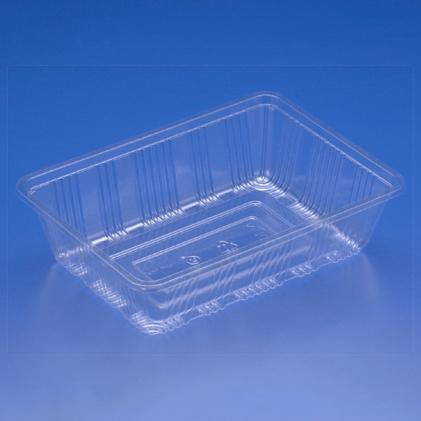 リスパック 青果容器　フルーツ K-100 クリアー 100枚/袋（ご注文単位6袋）【直送品】