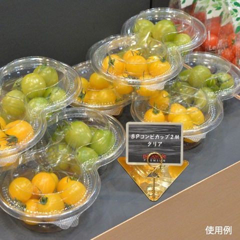 惣菜サラダ容器　コンビカップ2M　本体  クリア 50枚/袋（ご注文単位16袋）【直送品】