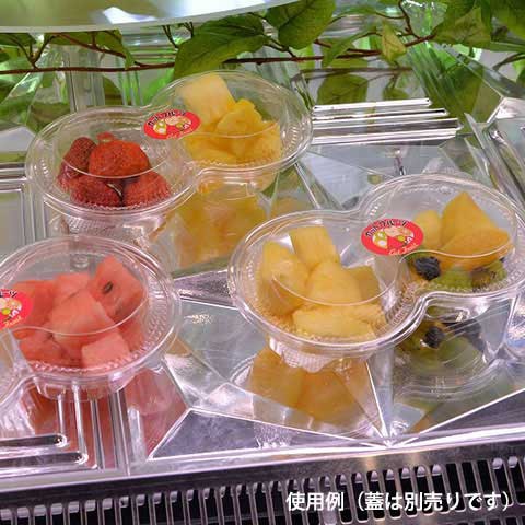 惣菜サラダ容器　コンビカップ2M　本体  クリア 50枚/袋（ご注文単位16袋）【直送品】