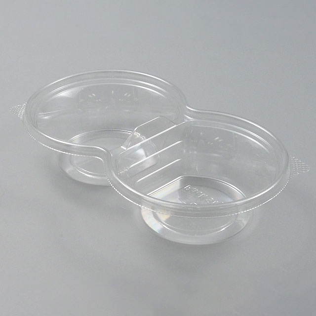 惣菜サラダ容器　コンビカップ2M　本体  クリア 50枚/袋（ご注文単位16袋）【直送品】