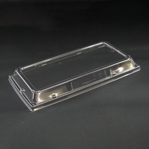 リスパック 冷麺セット容器 すし＆めんセット 外嵌合蓋 2OC クリアー防曇 RRAI335 50枚/袋（ご注文単位12袋）【直送品】