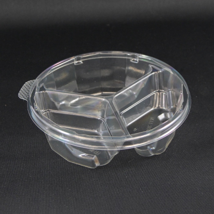 リスパック 惣菜容器 ニュートカップ NTF 本体 30B-3S深 クリアー 50枚/袋(ご注文単位16袋)【直送品】