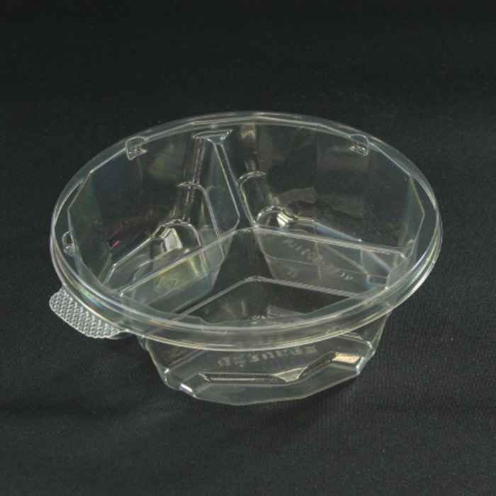 リスパック 惣菜容器 ニュートカップ NTF 本体 50B-3S深 クリアー 50枚/袋(ご注文単位16袋)【直送品】