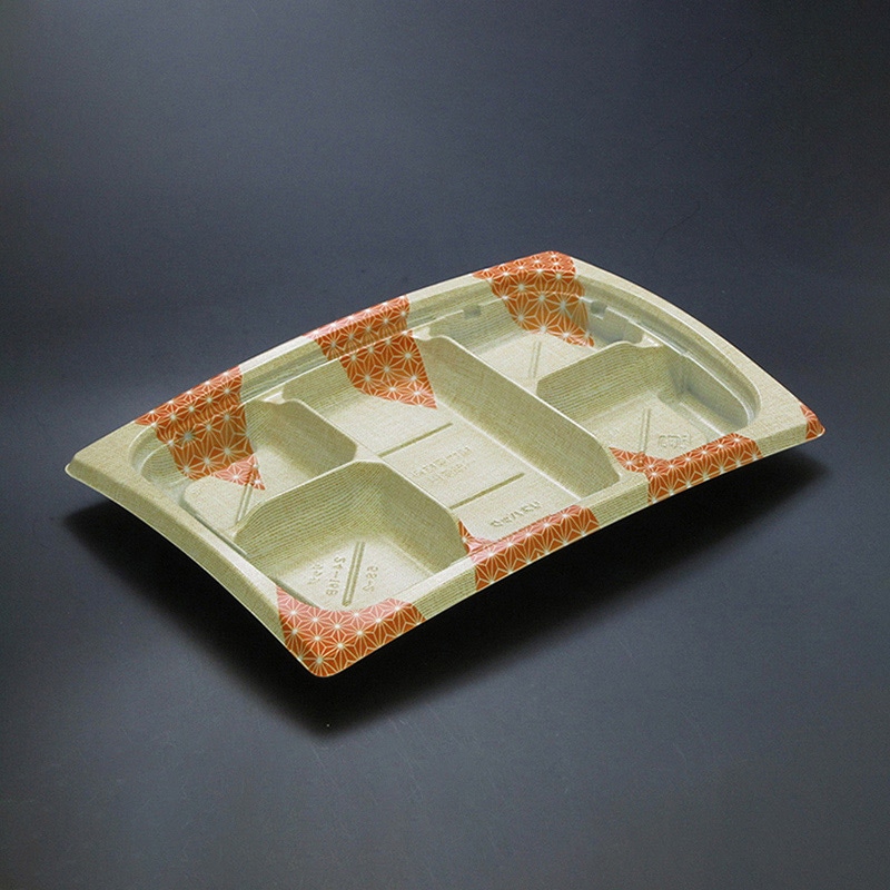 リスパック 惣菜容器 バイオデリカ リッジ 本体 24-16B 5S-2 いとオレンジ RHBH923 50枚/袋（ご注文単位8袋）【直送品】