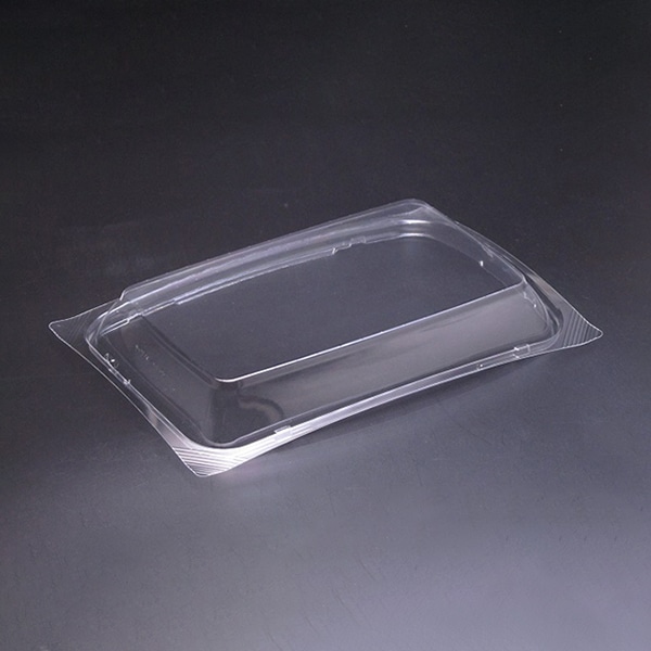 リスパック 惣菜容器 バイオデリカ リッジ 内嵌合蓋 24-16OC クリアー防曇 RHBH929 50枚/袋（ご注文単位8袋）【直送品】