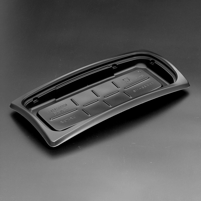 リスパック 惣菜容器　バイオデリカリッジ　本体 22-11B RHBH822　黒 50枚/袋（ご注文単位16袋）【直送品】