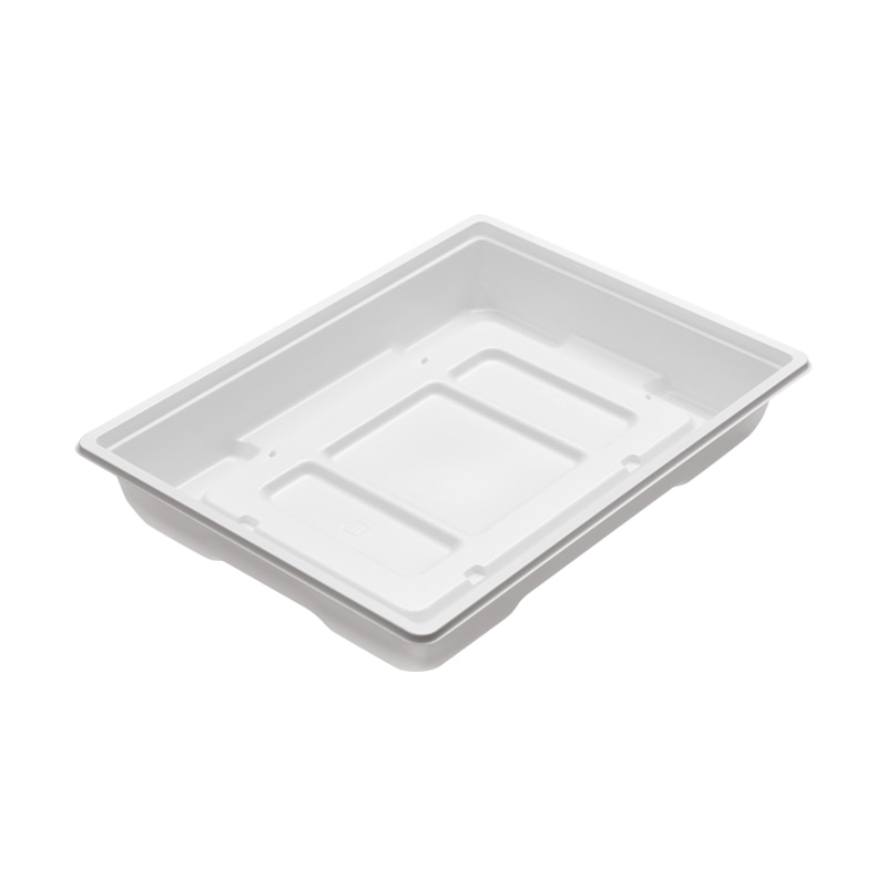 リスパック 弁当容器　饗膳　本体  10B　白 50枚/袋（ご注文単位12袋）【直送品】